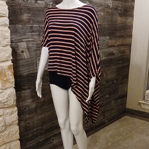 Striped Asymmetrical Top